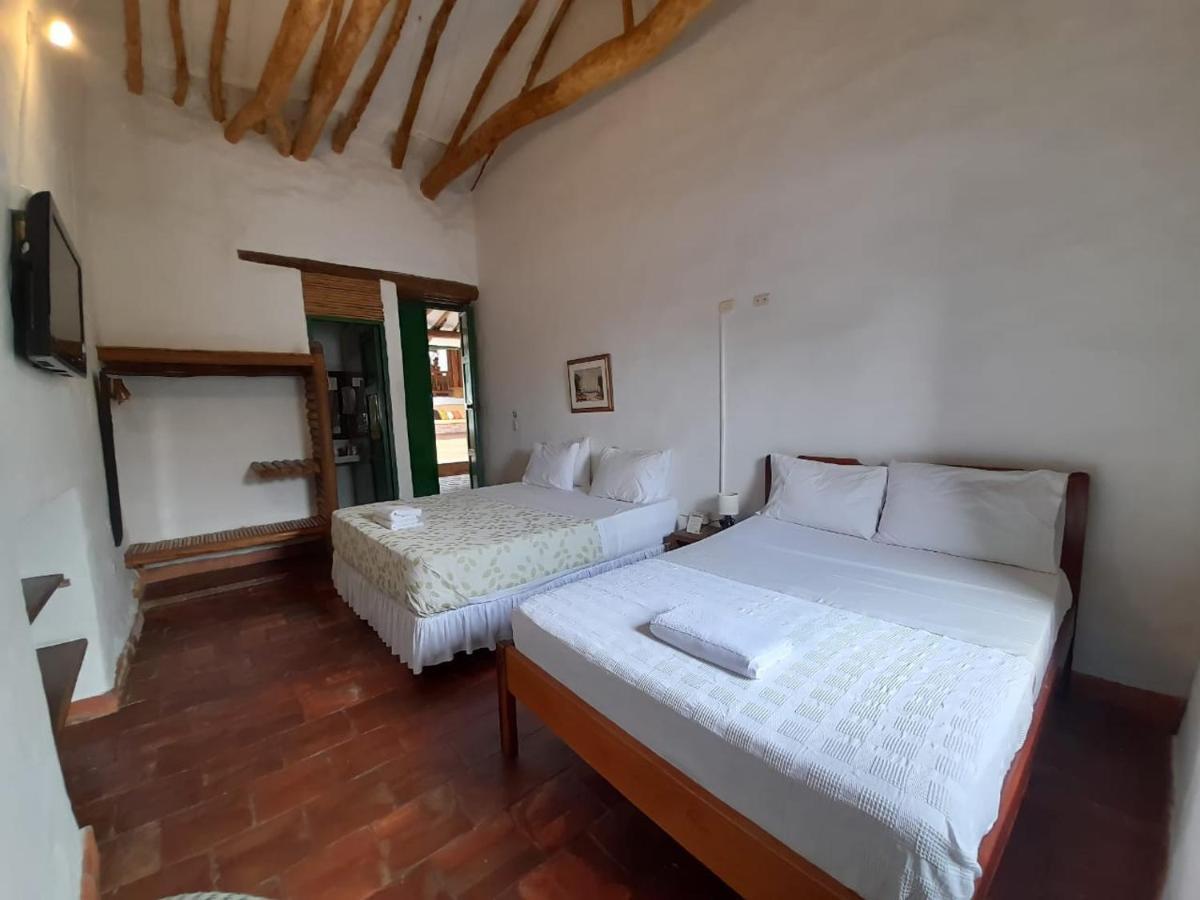 Posada Suenos De Antonio Barichara Exteriér fotografie